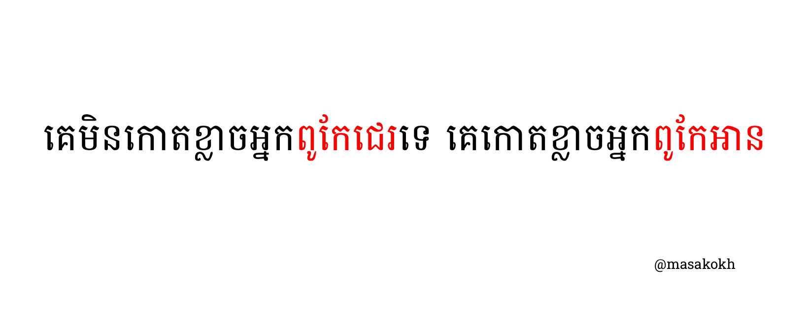 ពូកែជេរប៉ះពូកែអាន